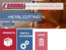 Tablet Screenshot of cardinalmachinery.com